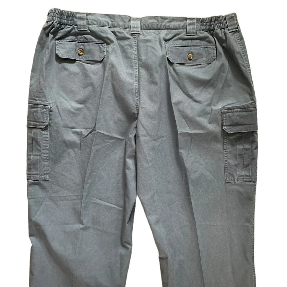 L.L. Bean Vintage New Old Stock Tropic Weight Cargo Comfort Waist Pant In Indigo